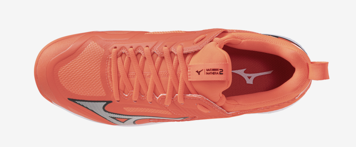Zapatillas MIZUNO WAVE PANTHERA 2 Lava Orange/white/black - Imagen 3